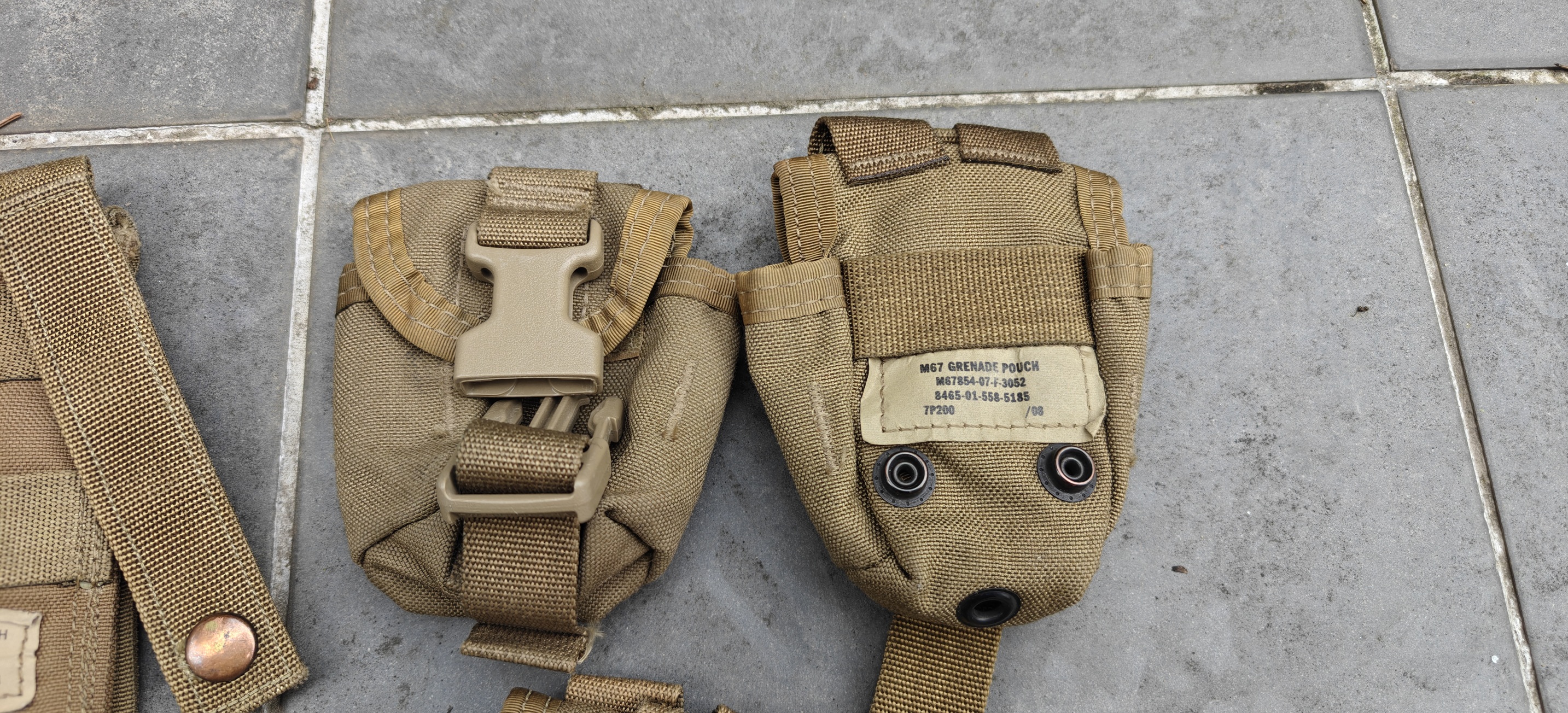 USMC ładownica M67 granat coyote